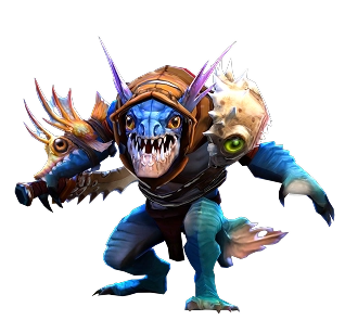 Goblin fantasie krijger wezen met wapens, met overdreven proporties en levendig game-ready ontwerp.